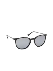 Lee Cooper Women Mirrored Lens & Black Round Sunglasses with UV Protected Lens LC9155NTB