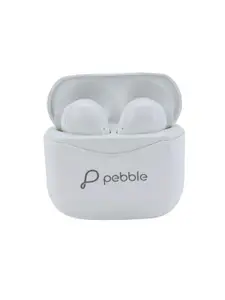 pebble Neo Buds True Wireless Earbuds with 20 Hours Play Time - White