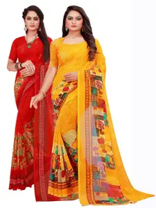Florence Pack Of 2 Pure Georgette Sarees