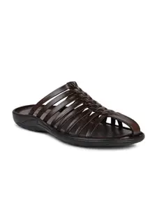 PRIVO by Inc.5 Men Brown Comfort Sandals