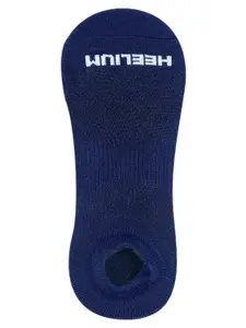 Heelium Men Navy Blue Solid Ankle-Length Socks