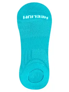 Heelium Men Teal Blue Solid Ankle-Length Socks