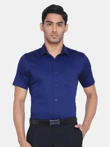 Blackberrys Men Blue India Slim Fit Formal Shirt