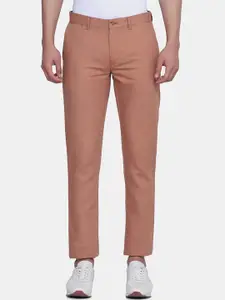 Blackberrys Men Orange B-95 Slim Fit Trousers