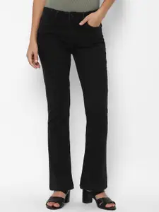 Allen Solly Woman Women Black Solid Jeans