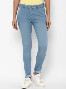 Allen Solly Woman Women Blue Slim Fit Light Fade Jeans