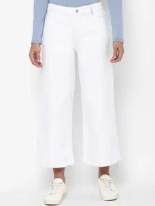 Allen Solly Woman Women White Mid-Rise Jeans