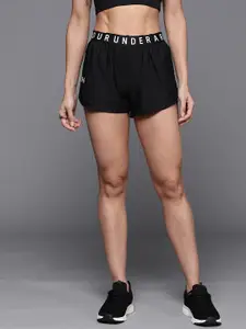 UNDER ARMOUR Women Black Play Up 3.0 Training Shorts
