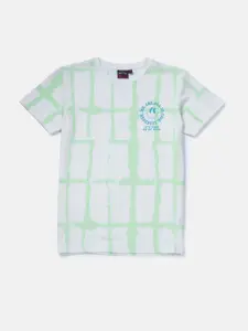 Gini and Jony Boys Off White Tie and Dye Dyed T-shirt