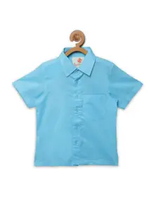 charkhee Boys Blue Comfort Casual Shirt