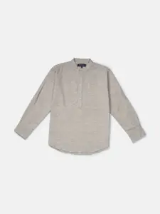 Gini and Jony Boys Khaki Classic Casual Shirt