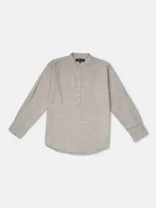 Gini and Jony Boys Khaki Classic Casual Shirt