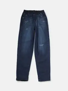 Gini and Jony Boys Blue Low Distress Light Fade Jeans