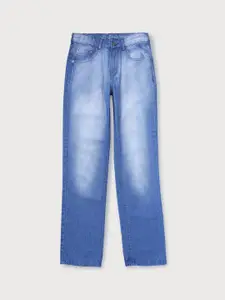 Gini and Jony Boys Blue Mildly Distressed Light Fade Jeans