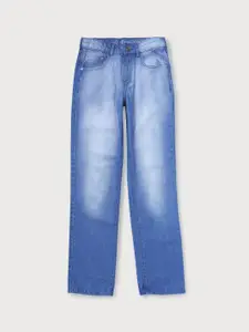 Gini and Jony Boys Blue Mildly Distressed Light Fade Jeans