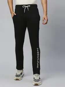 Hubberholme Black Slim Fit Track Pants