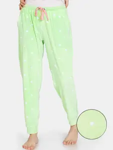 Zivame Green Knitted Lounge Pants