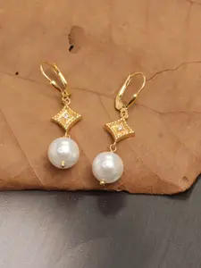 LeCalla Gold-Toned Contemporary Drop Earrings