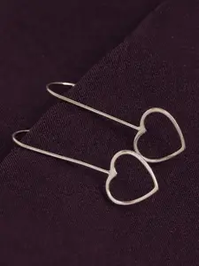 LeCalla Silver-Toned Contemporary Drop Earrings