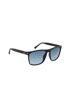 Tommy Hilfiger Men Blue Lens & Black Square Sunglasses TH Mark C3 57 S