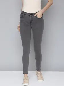 Levis Women Grey Super Skinny Fit Light Fade Stretchable Jeans