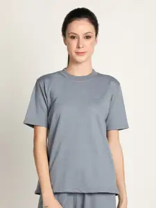 Chkokko Women Grey Outdoor T-shirt