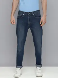 Levis Men Blue Tapered Fit Light Fade Stretchable Jeans