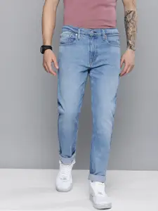 Levis Men Blue 512 Slim Tapered Fit Light Fade Stretchable Jeans