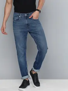 Levis Men Blue Tapered Fit Low-Rise Light Fade Stretchable Casual  Jeans