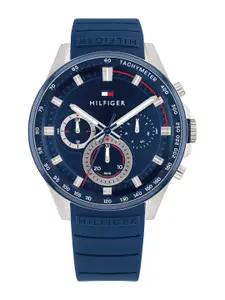 Tommy Hilfiger Men Blue Dial & Blue Straps Analogue Watch