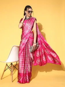 Saree mall Tie and Dye Saree with Printed border