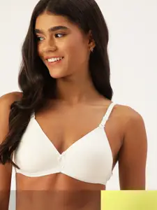 DressBerry Pack of 2 Off White & Yellow Lightly Padded Bra