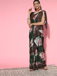 Mitera Floral Saree with Printed border