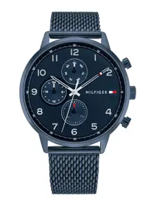 Tommy Hilfiger Men Dial & Stainless Steel Bracelet Style Straps Analogue Watch TH1791990