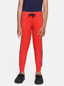 Miss & Chief Boys Red Solid Jogger