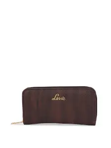 Lavie Herry Pro Women Brown Large Zip Around Wallet