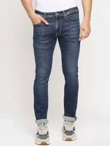 Pepe Jeans Men Blue Vapour Slim Fit Light Fade Stretchable Jeans