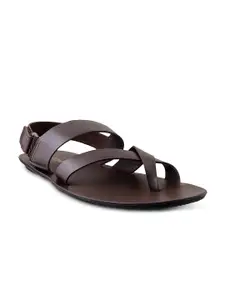 Mochi Men Brown Leather Sandals