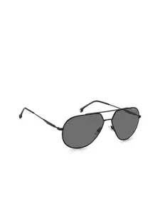 Carrera Men Grey Aviator Sunglasses with Polarised and UV Protected Lens