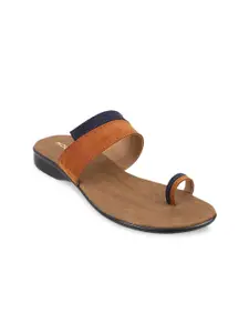 Mochi Tan Embellished Comfort Sandals