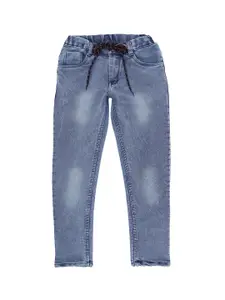 V-Mart Boys Blue Heavy Fade Stretchable Jeans