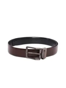 Belwaba Men Brown Leather Formal Belt