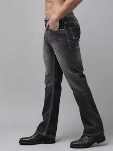 The Roadster Lifestyle Co. Men Black Heavy Fade Stretchable Pure Cotton Casual Jeans