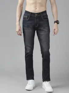 Roadster Men Navy Blue Skinny Fit Light Fade Stretchable Jeans