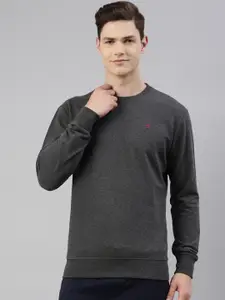 FILA Men Grey Cotton Sweatshirt