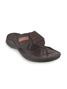 Mochi Men Brown Comfort Sandals