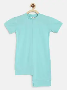 am ma Kids Girls Blue T-shirt Dress