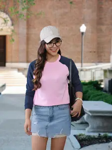 Harvard Women Colourblocked Sweatshirt