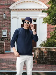 Harvard Men Navy Blue Sweatshirt