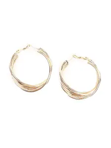 ODETTE Gold-Toned Classic Hoop Earrings